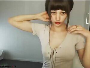 of Playing with her Perfect Tits