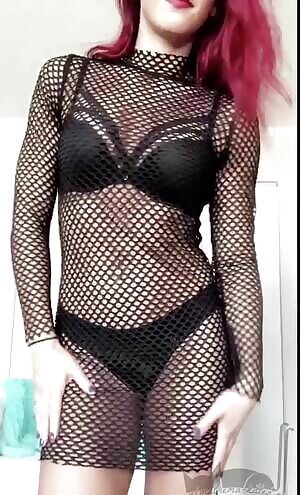 The dress stays on but the panties come off :)