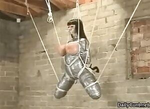 Summer Cummings in the air x-post /r/bondage