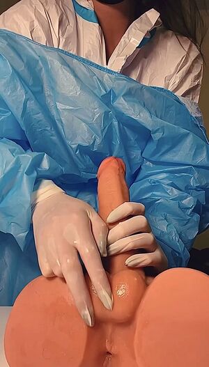 Glove Fetish Doctor Domme Examination Latex Gloves