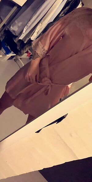 I love the silky eeling on my body. and i absolutely love to show you guys what’s underneath.