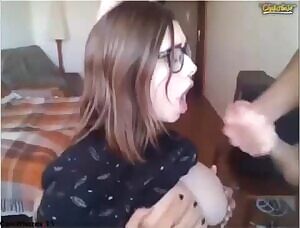 She Doesn't Just Wear Those Glasses For Her Vision