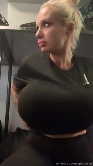 Crazy bitch masturbates in a public train