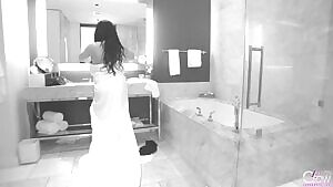 Right where the towel belongs