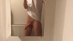 Hanging out in the bathroom x