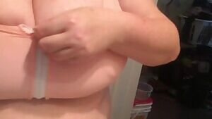 The bikini top from yesterday coming off 🙈🙊