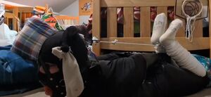 Bondage Sluts BDSM Ball Gagged Hogtied