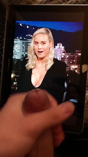 Brie Larson loving getting covered in cum