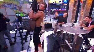 Carrie Keagan's skirt gets lifted on tv