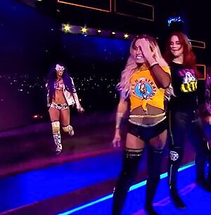 Trish still can't keep her eyes off Sasha