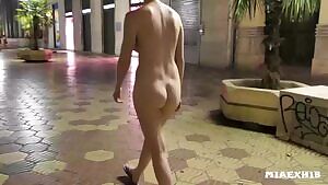 Naked walk back to the hotel