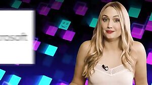 Naomi Kyle getting Jiggly In Youtube video