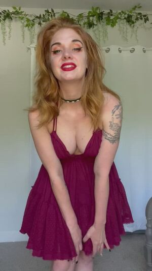 Hidden Strapon Femdom Redhead Strap On