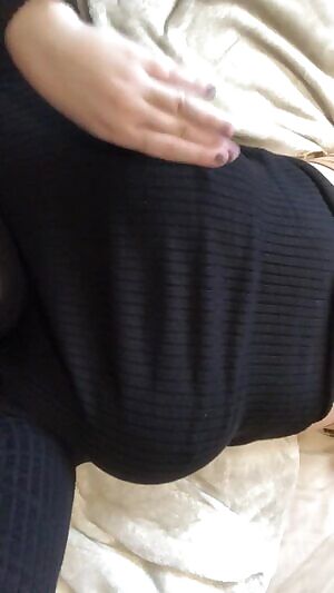 sweater boobies revealed!