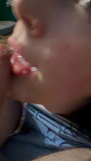 Drool/Spit Amateur Big Dick Blowjob Drool