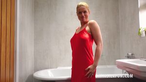Satin Clothing Clothed Lingerie Messy Non-nude