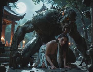 Horror Porn Forced Monster