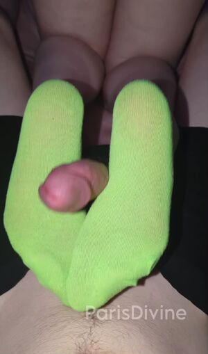 Ankle Socks Cock Foot Fetish Footjob