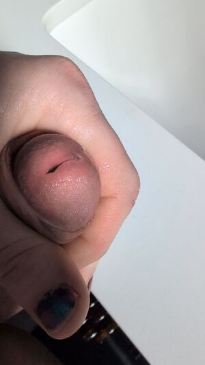 Ladyboy Cum Precum Small Cock Trans
