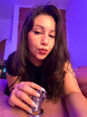 Femdom Spit Play Chastity