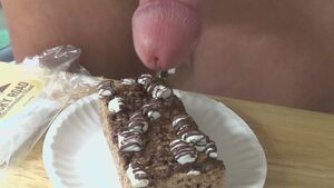 Food Play Cock Cum Cumshot Penis