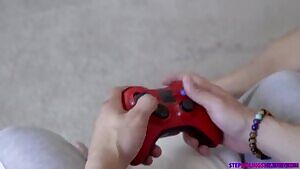 Game Changer - Step-siblings Caught Threesome with Zoe Bloom