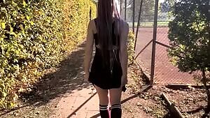 Public flashing everything I have at a campus