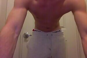 Striptease with my big cock