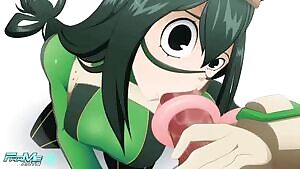 Tsuyu blowjob interpolated to 96fps