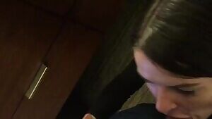 Postponing our dinner reservation to make time to suck his dick