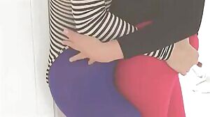 Malena Morgan and Mia Malkova in tights