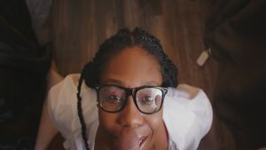 Cumming On Glasses Amateur BBW Big Ass