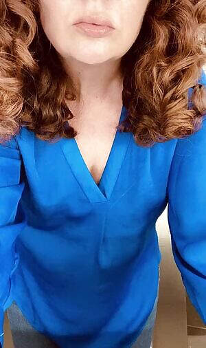 On the first day of Christmas, my true love gave to me...a flash of her perky titties.