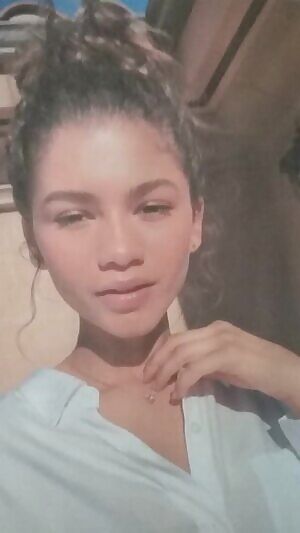 Zendaya having some fun outside