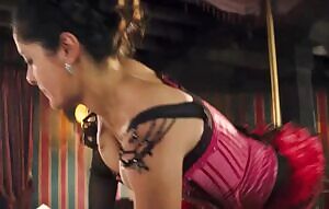 Busty MILF Salma Hayek mounting a cock, ready to ride