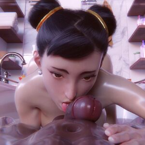 BBC Hentai 3D Animation Asian Balls Sucking