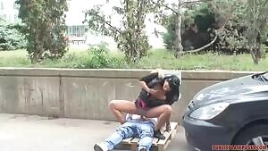 Zuzana Eremiasova Sex In Public While People Walk Around GIF