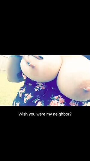 I wonder if any of the neighbors saw. 😝