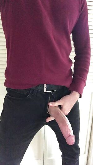 Stroking and dirty talking