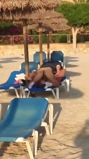 pounded at the beach