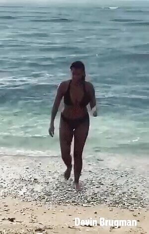 Devin Brugman out of the water