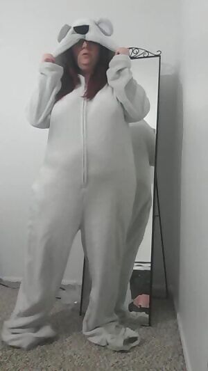 I got a new onesie for Christmas!