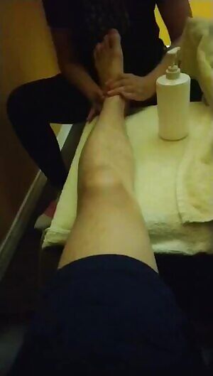 My Feet Getting Massaged