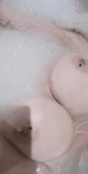 Wet titties are great, yes, but they'd look far better covered in cum