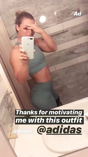 Norwegian handball player Nora Mork insta story