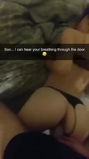 You could hear your dad and your fiancée through the wall, when you suddenly got this..