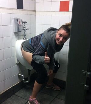 Urinal Girls Pee Peeing Toilet
