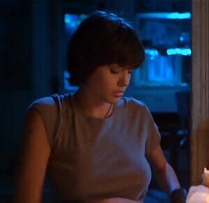 21 year old Angelina Jolie had quite the rack on her