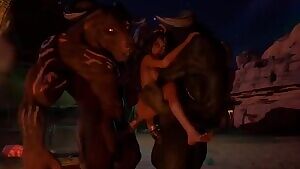 Minotaurs vs Wildgirl