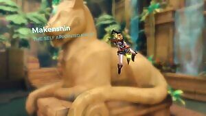 You won't see this Evie upskirt in her top play anymore. She now crosses her legs sooner